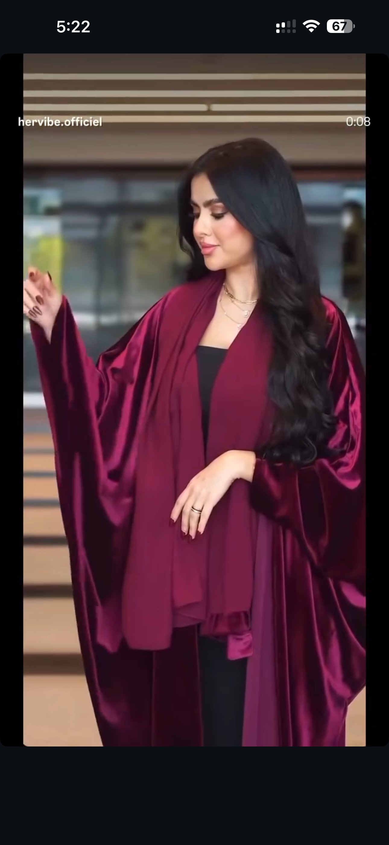 Abaya Ayla en velour