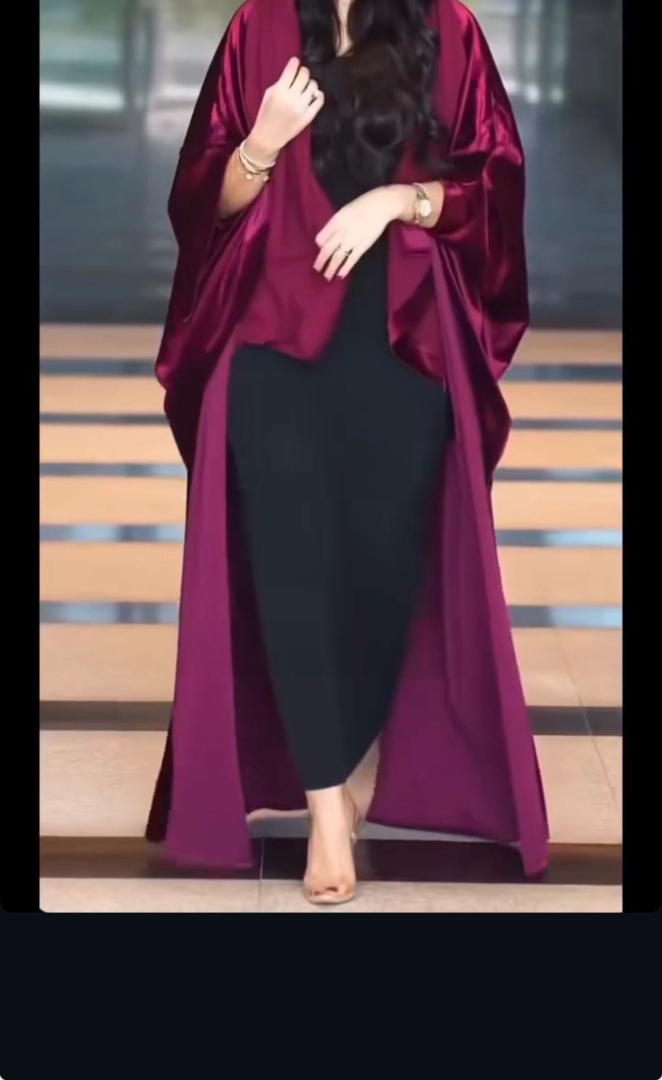 Abaya Ayla en velour