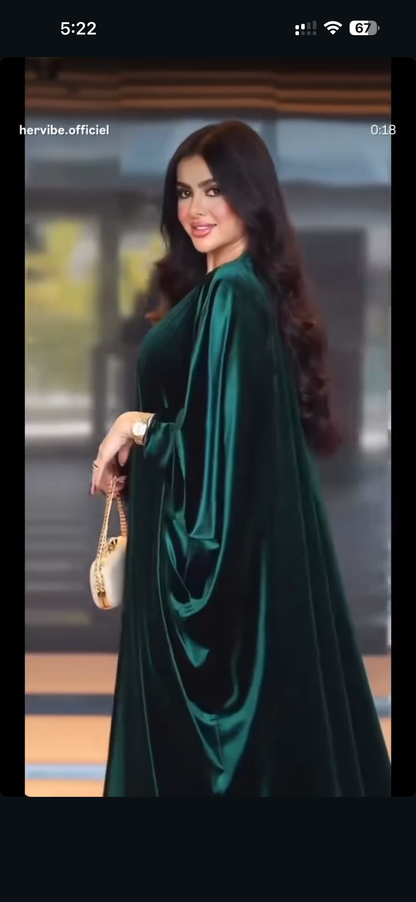 Abaya Ayla en velour