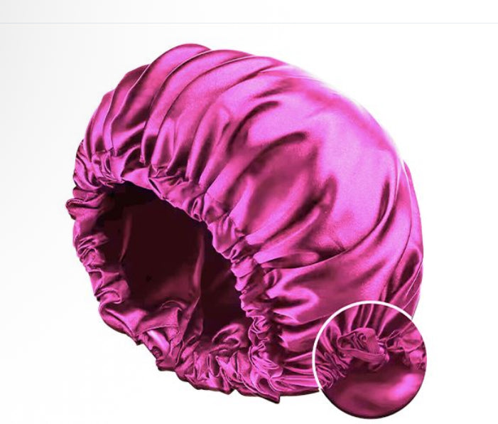 Bonnet en satin de soie
